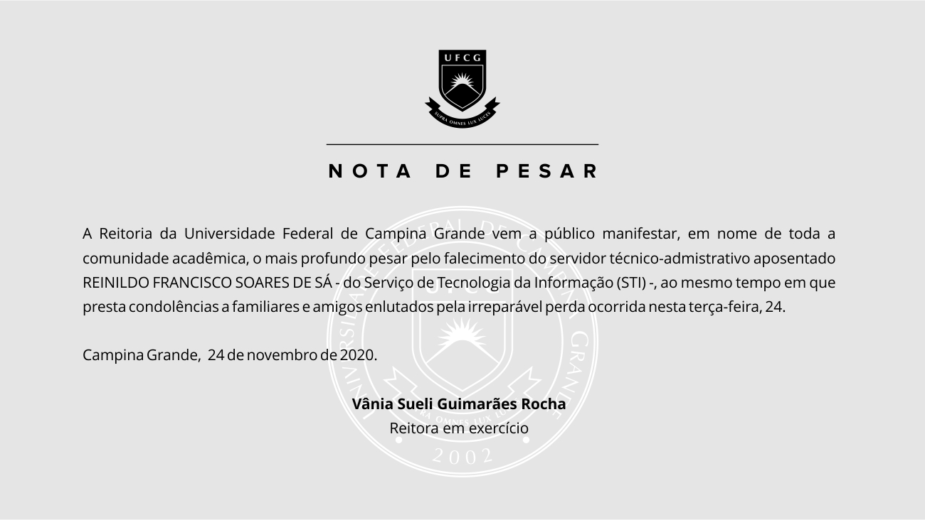 nota de pesar